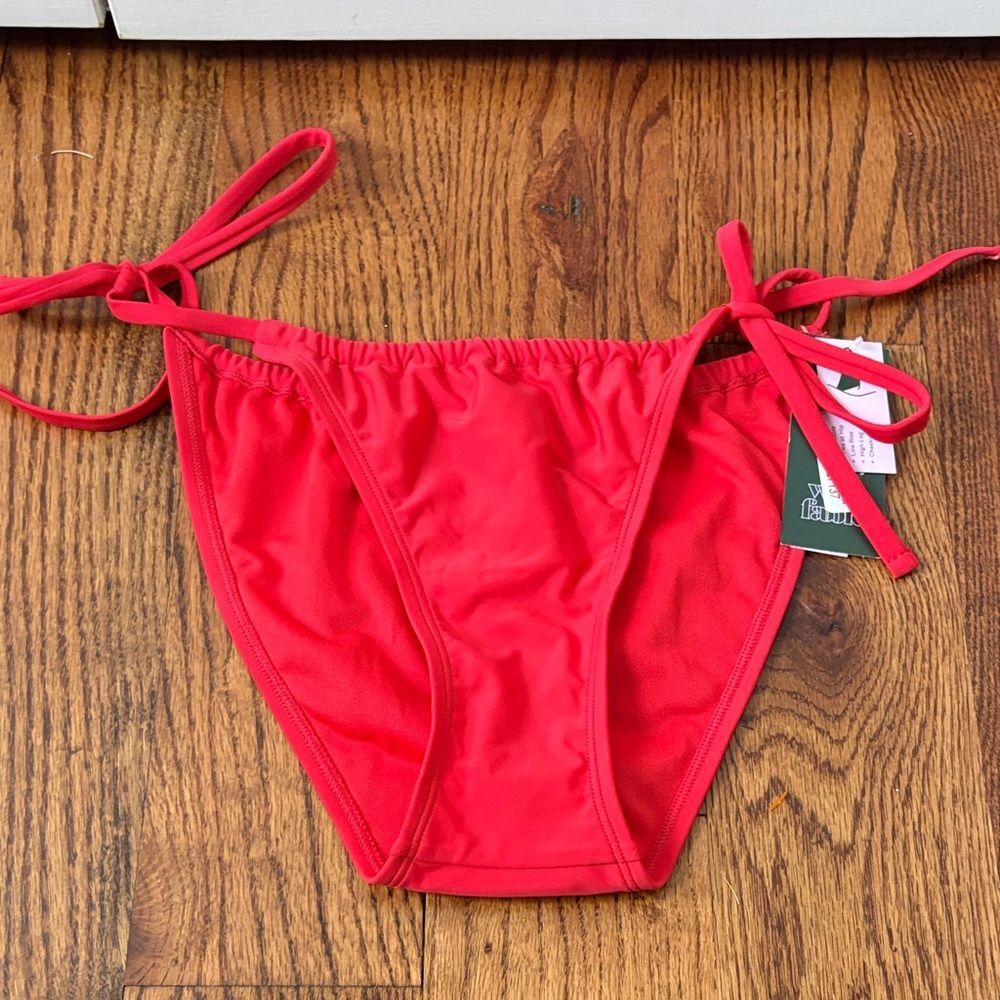 wild fable Women's Size Small Vibrant Red Bikini Bottom New with Tags